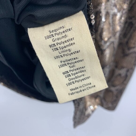 L'AGENCE Dress Auden Sequin Leopard Sleeveless Mini *** - Picture 15 of 15